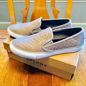 Sperry Seaside Embossed Weave Sneakers